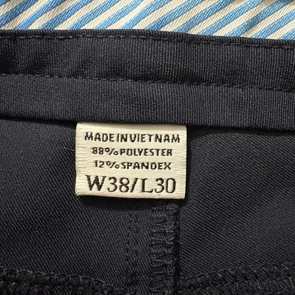 Bundle/2 Men’s FootJoy Golf Slacks. 1 Navy and 1 Tan. Size 38/30. Athletic Fit. - Picture 9 of 16